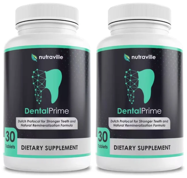 Two bottles of DentalPrime